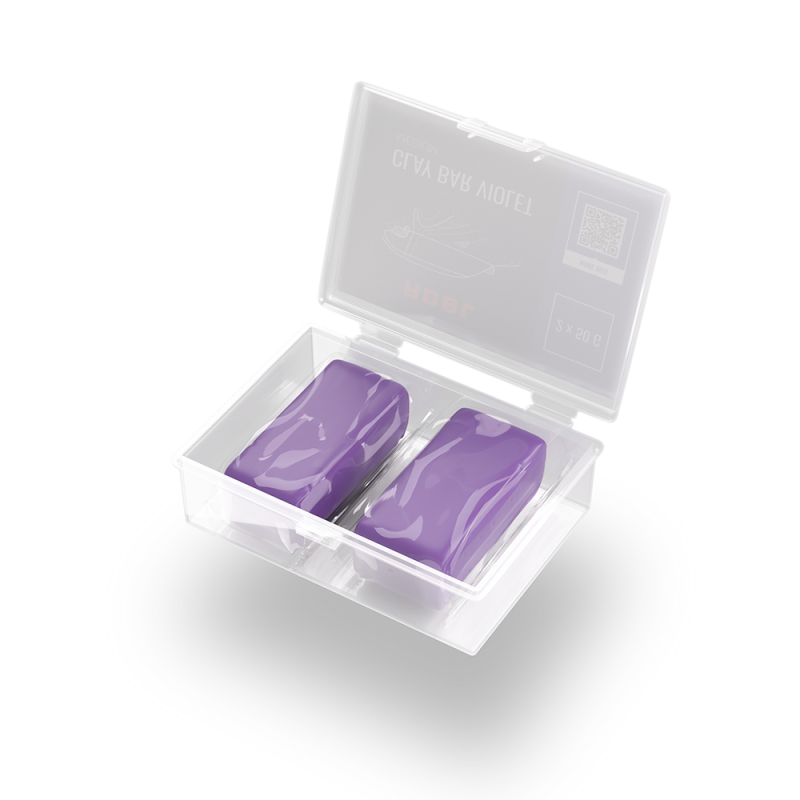 ADBL Clay Bar Violet 50g 2szt. średnio twarda glinka lakiernicza