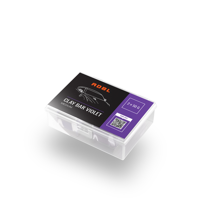 ADBL Clay Bar Violet 50g 2szt. średnio twarda glinka lakiernicza