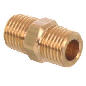 Nypel 1/4" do pianownic - mosiężny adapter