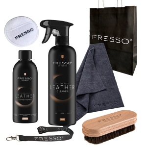 Fresso zestaw do skór odżywka 250ml i cleaner 500ml na prezent