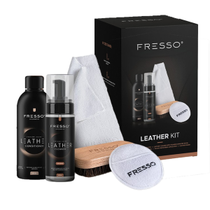 Fresso Leather Kit – zestaw do czyszczenia i impregnacji tapicerki skórzanej
