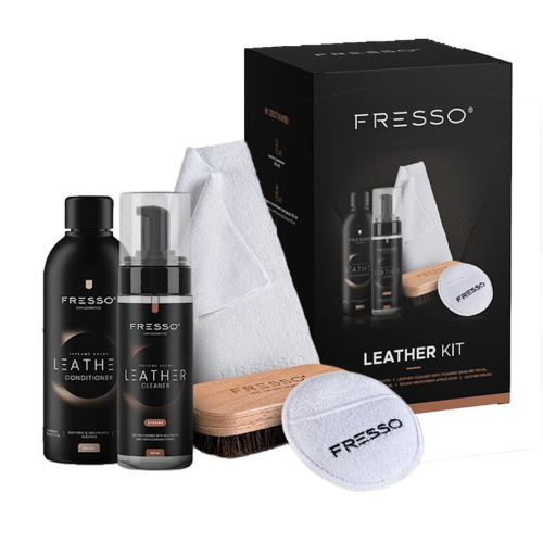 Fresso Leather Kit – zestaw do czyszczenia i impregnacji tapicerki skórzanej