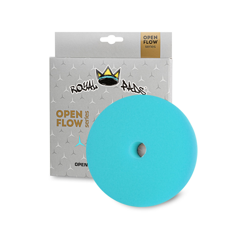 Royal Pads Open Flow Finish Light Blue 80mm – pad wykańczający do polerowania