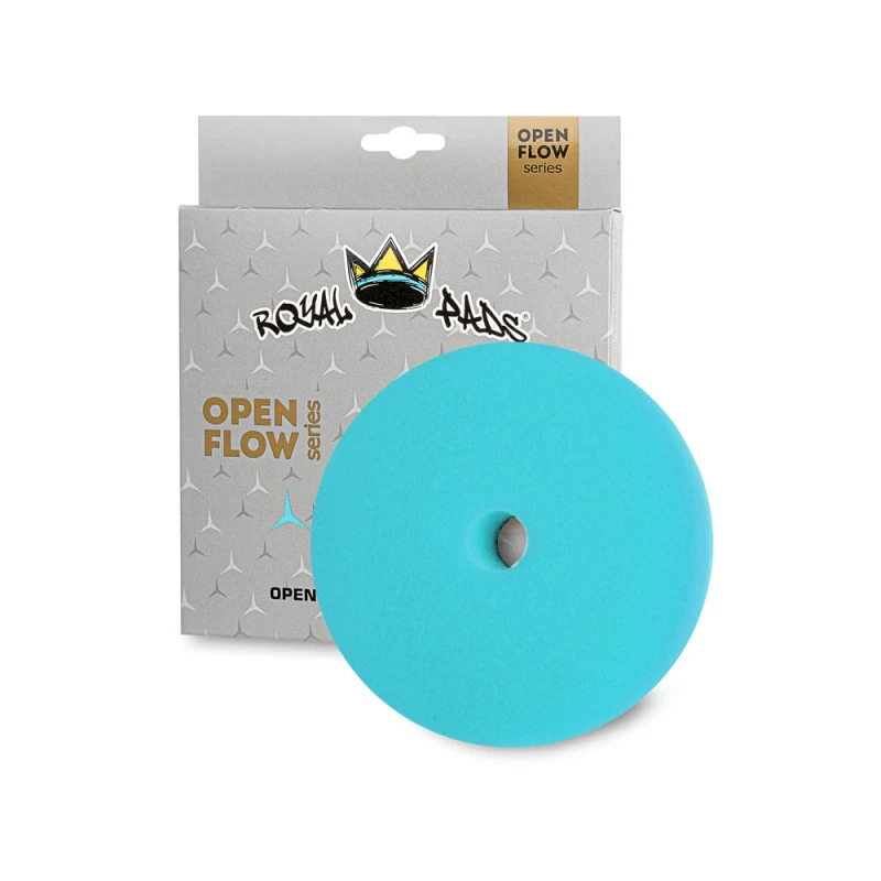Royal Pads Open Flow Finish Light Blue 80mm – pad wykańczający do polerowania