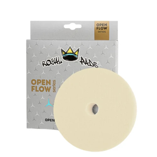 Royal Pads Open Flow Cut White 130mm pad polerski tnący