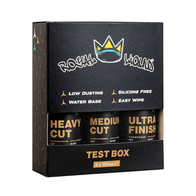 Royal Pads Liquid Compound Test Box 3x100ml - zestawy past polerskich