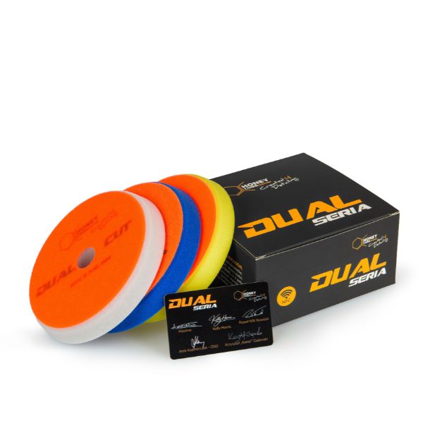Honey Combination DUAL SET – 3 pady polerskie 125 mm PRO