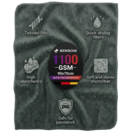 Benbow Ręcznik do Osuszania 90×70 cm — Twisted Pile 1100gsm