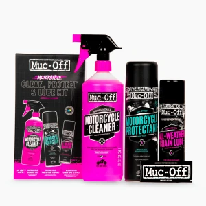 Muc-Off 21382 Motorcycle Clean Protect Lube Kit V2 - Zestaw do motocykla