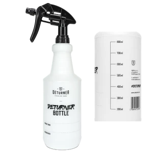 Deturner Bottle 1L – Pusta Butelka HDPE  z Trigerrem i Podziałką