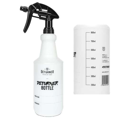 Deturner Bottle 1L – Pusta Butelka HDPE  z Trigerrem i Podziałką