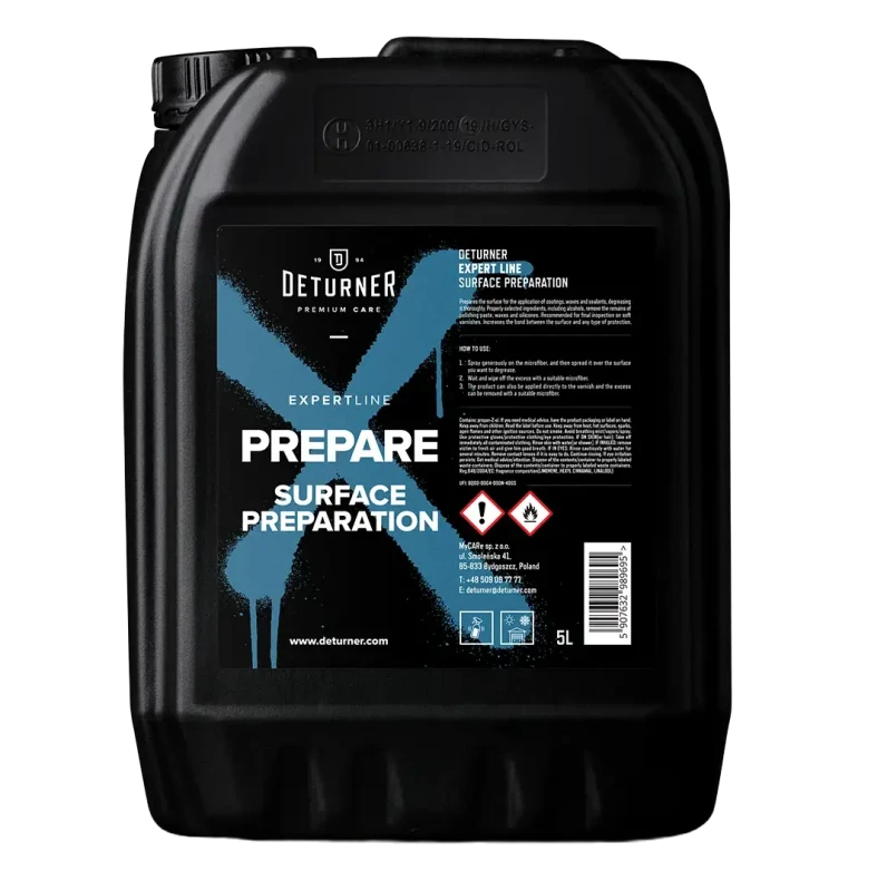 Deturner PREPARE 5L odtłuszczacz lakieru pod powłoki