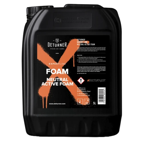 Deturner Foam 5L – Neutralna Piana Aktywna Wysoce Skoncentrowana