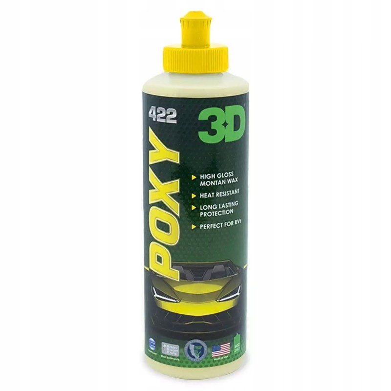 3D POXY 237 ml – Hybrydowy Wosk & Sealant Głęboki Połysk