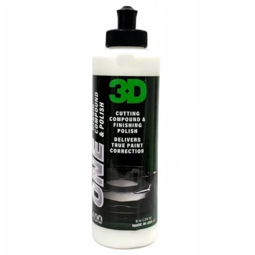 3D One Hybrid 237 ml – Pasta Polerska One Step do Korekty Lakieru