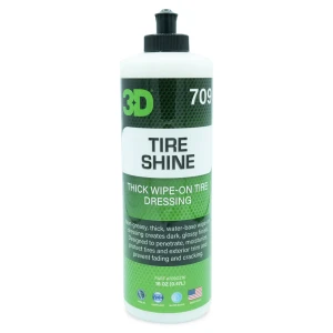 3D Car Care Tyre Shine 473ml – Żelowy Dressing do Opon Połysk