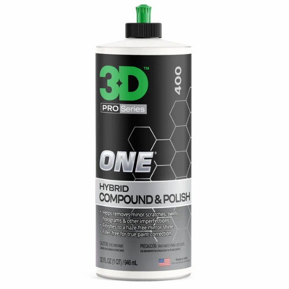 3D Car Care One Hybrid Compound & Polish 946ml – pasta one-step