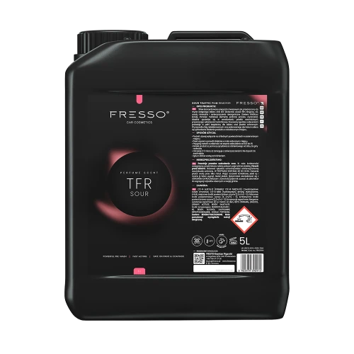 Fresso TFR Sour 5L – Kwaśny TFR do Pre-washu | Usuwa Water Spoty