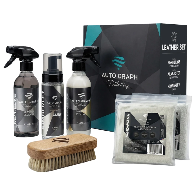 Auto Graph Leather SET — zestaw do czyszczenia i zabezpieczenia skór