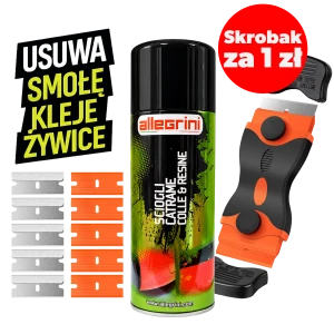 Allegrini Zestaw do usuwania naklejek kleju, żywicy, smoły (promocja)