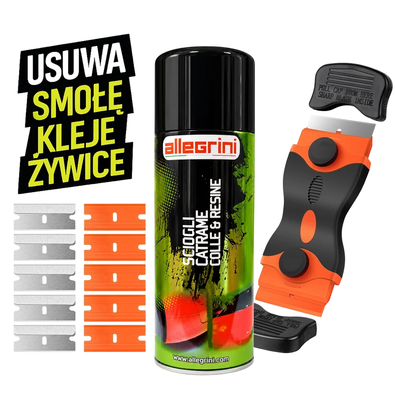Allegrini Zestaw do usuwania naklejek kleju, żywicy, smoły (promocja)