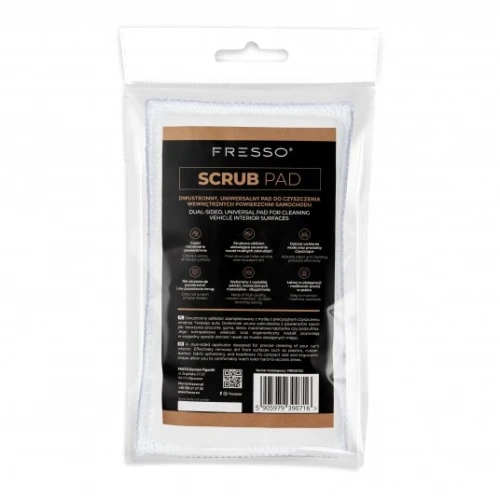 Fresso Scrub and Shine Pad dwustronny do czyszczenia wnętrza auta