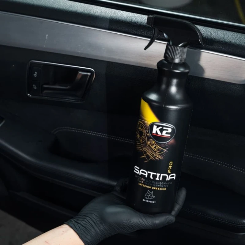 K2 Satina PRO Blueberry 1L – Dressing do Plastików i Gumy
