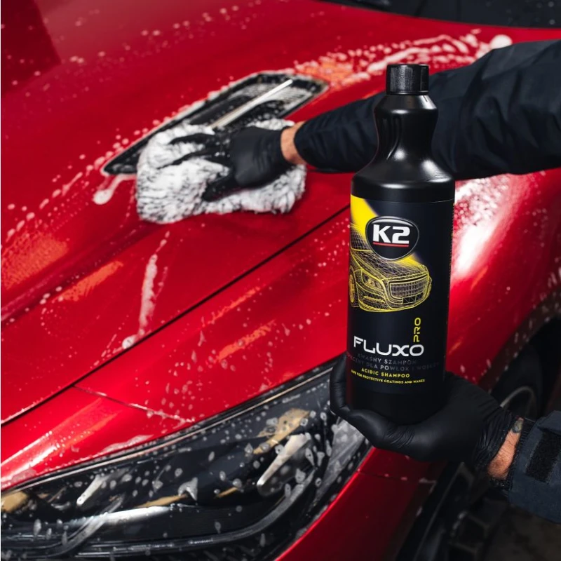 K2 Fluxo PRO — kwaśny szampon 1 l do powłok i wosków