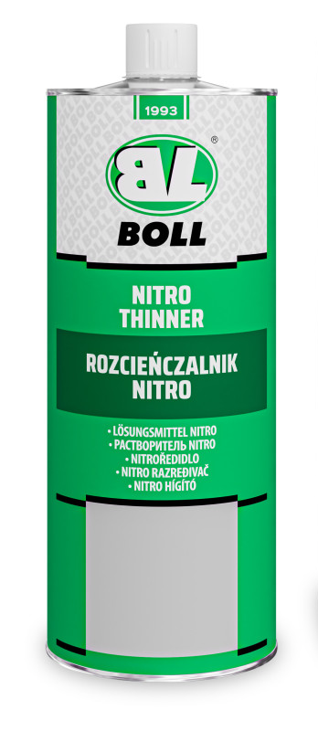 BOLL Rozcieńczalnik NITRO 1 l — do nitrocelulozowych lakierów i mycia narzędzi