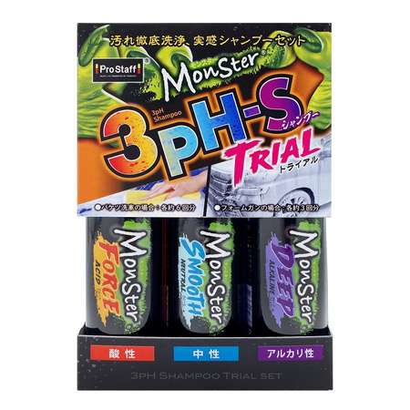 Prostaff 3pH Car Shampoo Monster – zestaw szamponów do mycia auta