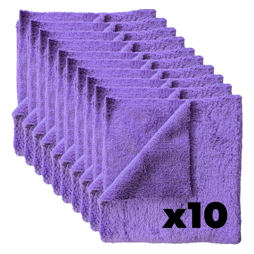 Kaiser DUO Fioletowa Blaze mikrofibra 40x40 bezszwowa ultra miękka 10szt