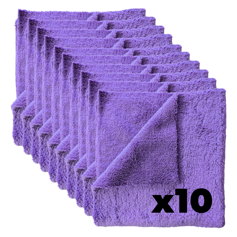 Kaiser DUO Fioletowa Blaze mikrofibra 40x40 bezszwowa ultra miękka 10szt
