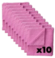 Kaiser Duo Różowa mikrofibra 40x40 bezszwowa ultra miękka 10szt