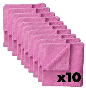 Kaiser Duo Różowa mikrofibra 40x40 bezszwowa ultra miękka 10szt