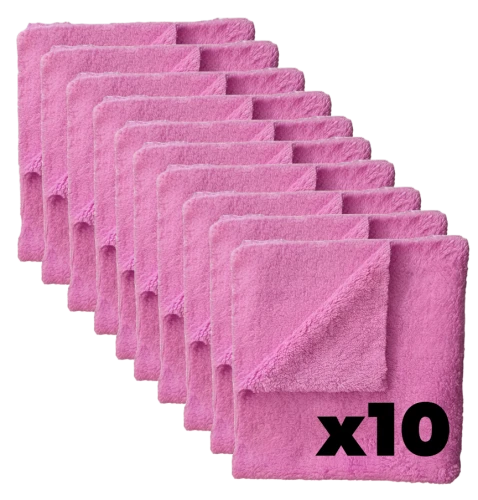 Kaiser Duo Różowa mikrofibra 40x40 bezszwowa ultra miękka 10szt