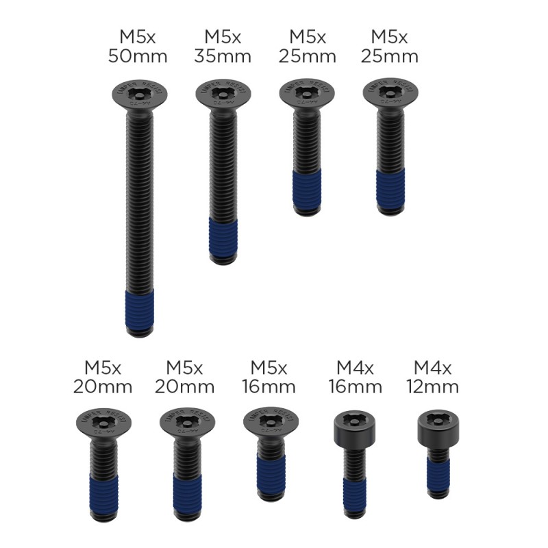 Quad Lock Anti-Theft Screw Kit - Zestaw antykradzieżowy