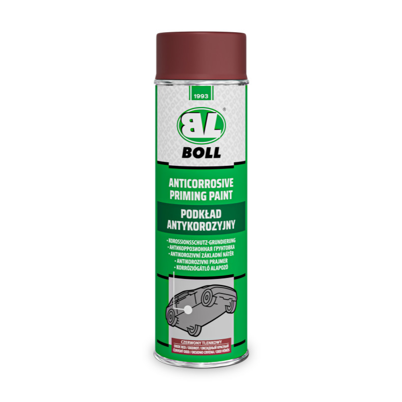 Boll Podkład Antykorozyjny Spray Czerwony 500ml - Grunt na Karoserię
