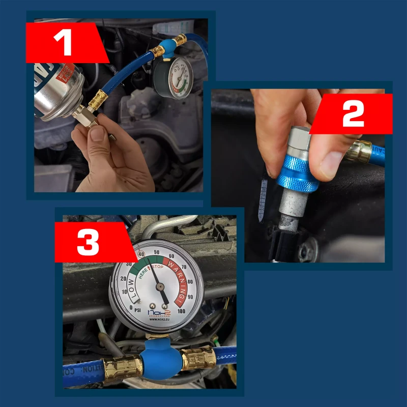 CarFix A/C zamiennik R1234YF PRO 5w1 400ml  wąż  adapter - klimatyzacja