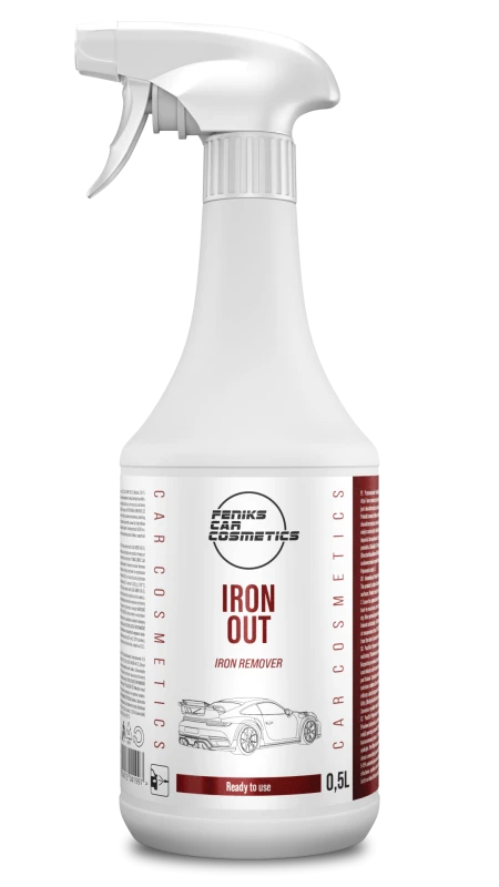 Feniks Iron Out 500ml - deironizer do felg i lakieru, usuwa metal