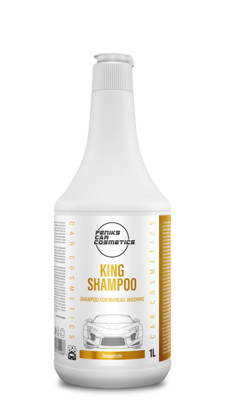 Feniks King Shampoo 1L - koncentrat, szampon do mycia auta, gęsta piana