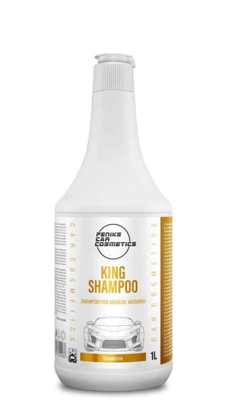 Feniks King Shampoo 1L - koncentrat, szampon do mycia auta, gęsta piana