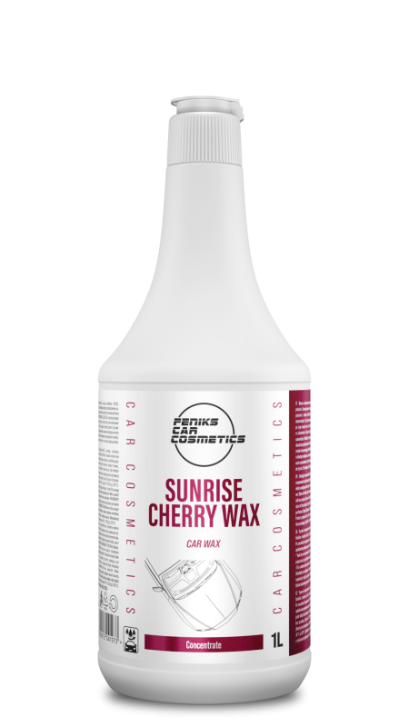 Feniks Sunrise Cherry Wax 1L - wosk na mokro, spray wax do lakieru