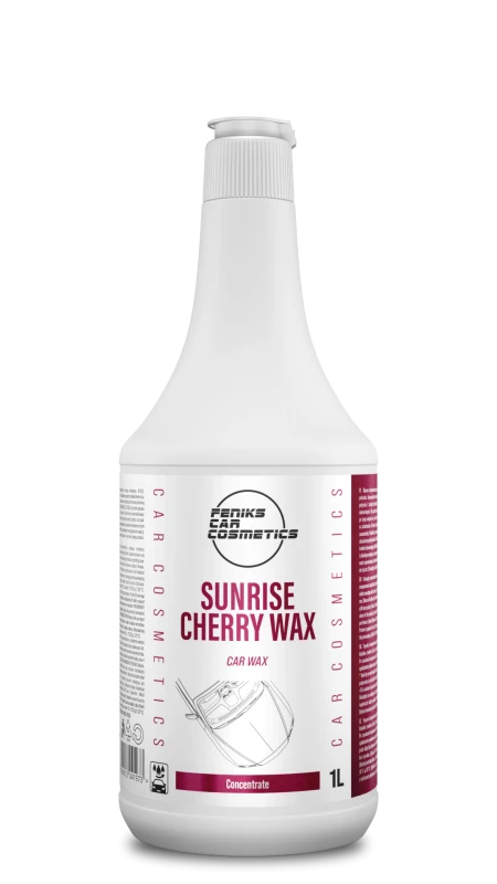 Feniks Sunrise Cherry Wax 1L - wosk na mokro, spray wax do lakieru