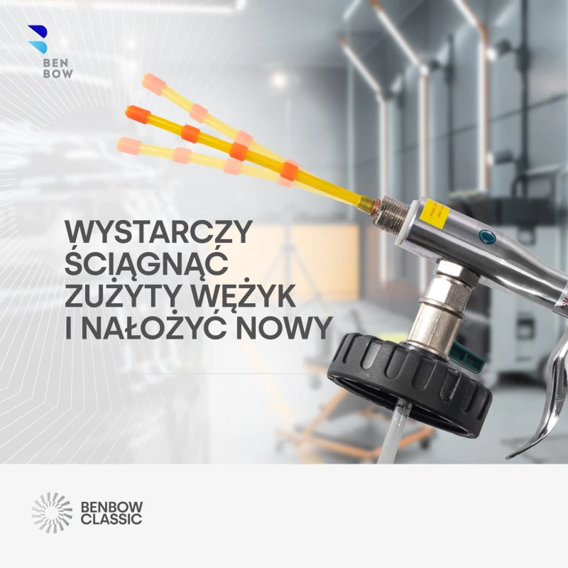 BenBow 017 Classic wężyk silikonowy do pistoletów 11 cm
