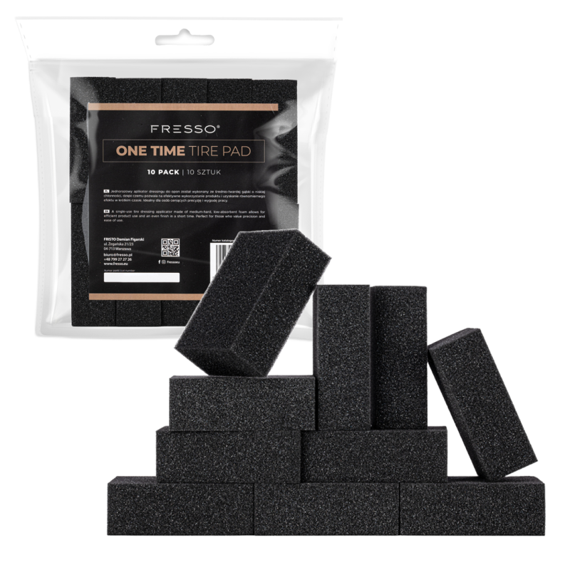 Fresso One Time Pad 10 szt. - jednorazowe aplikatory do dressingu opon