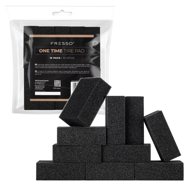 Fresso One Time Pad 10 szt. - jednorazowe aplikatory do dressingu opon